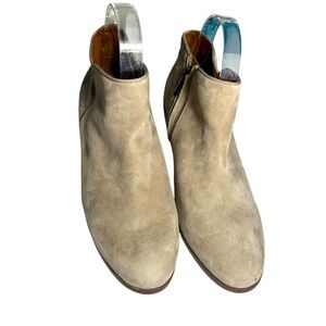 Sam Edelman Petty Beige Suede Ankle Boots 7.5